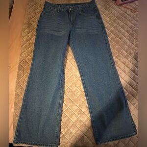 SHEIN Wide Leg Jeans Women Size 10/L